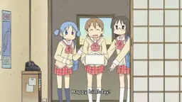 [Clip] Surprise! Happy Birthday! Let's Have Some Cake - Nichijou